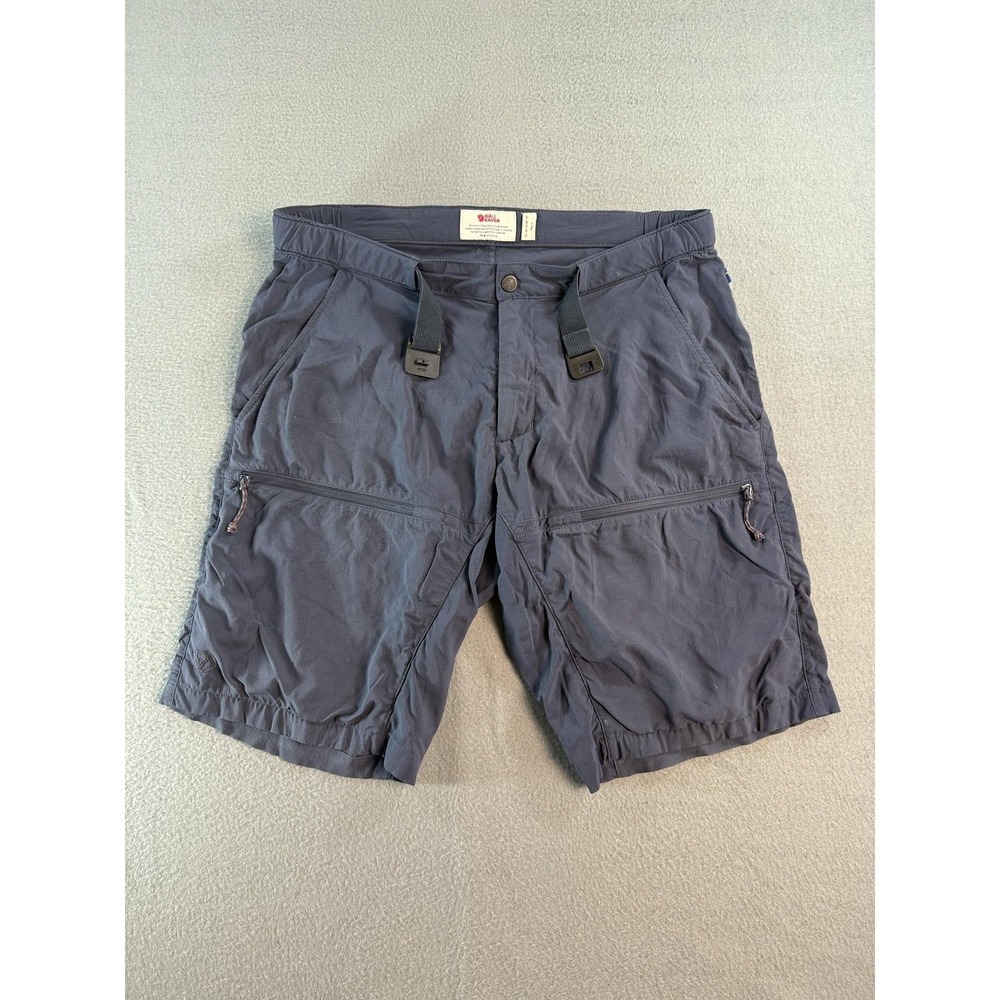 Fjallraven High Coast Hike Shorts Mens M Gray Hiking 10 Inseam Lightweight 82894